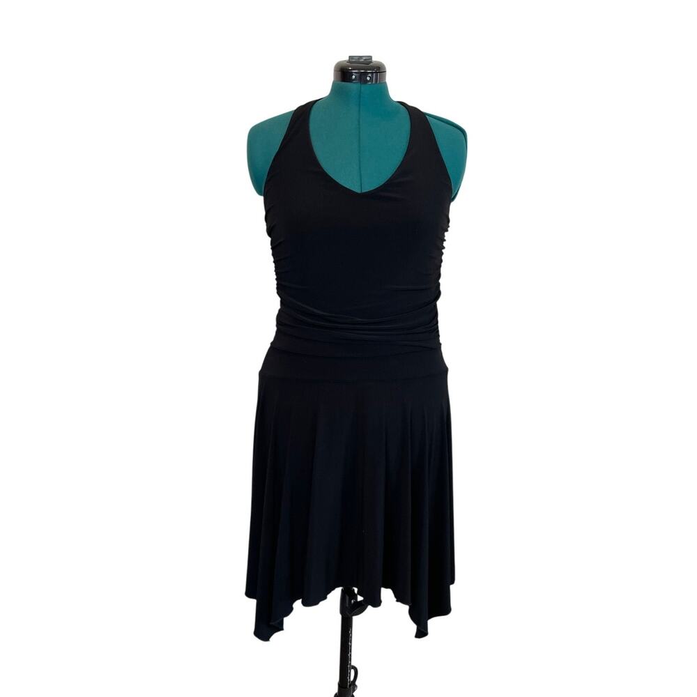 Vintage Asymmetrical Halter Dress, Size M